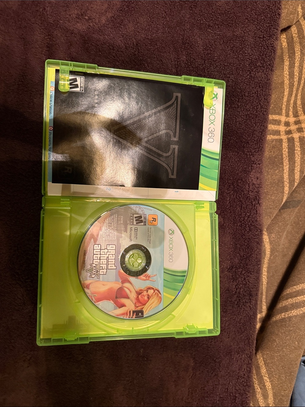 Grand Theft Auto V Xbox 360 Disc 1 install